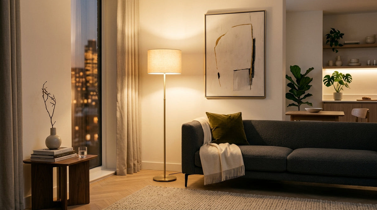 Best Floor Lamps for Small Apartments: Space-Saving Picks That Still Feel Elevated