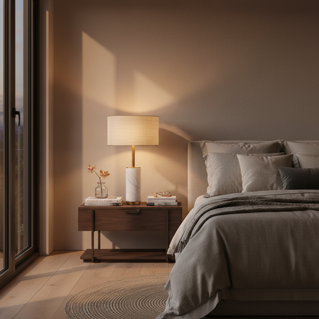Complete Guide to Table Lamps for Bedrooms, Bedside Tables, and Reading Corners