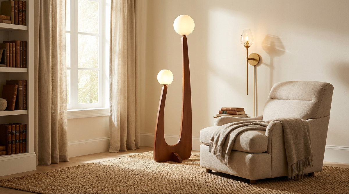 Vero and Loom — Living Room Lighting That Feels Warm, Layered, and Useful
