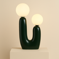 Gray Table Lamp