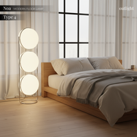 Noa Glass Globe Floor Lamp