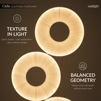 Cielo Halo Floor Lamp