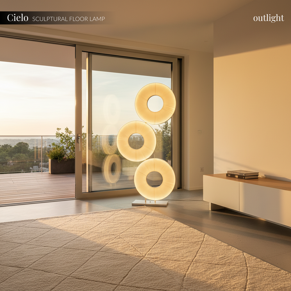 Cielo Halo Floor Lamp