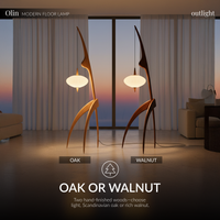 Olin Wooden Floor Lamp
