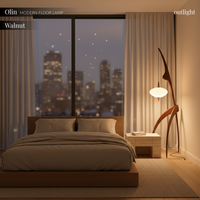 Olin Wooden Floor Lamp