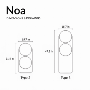 Noa Glass Globe Floor Lamp