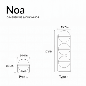 Noa Glass Globe Floor Lamp