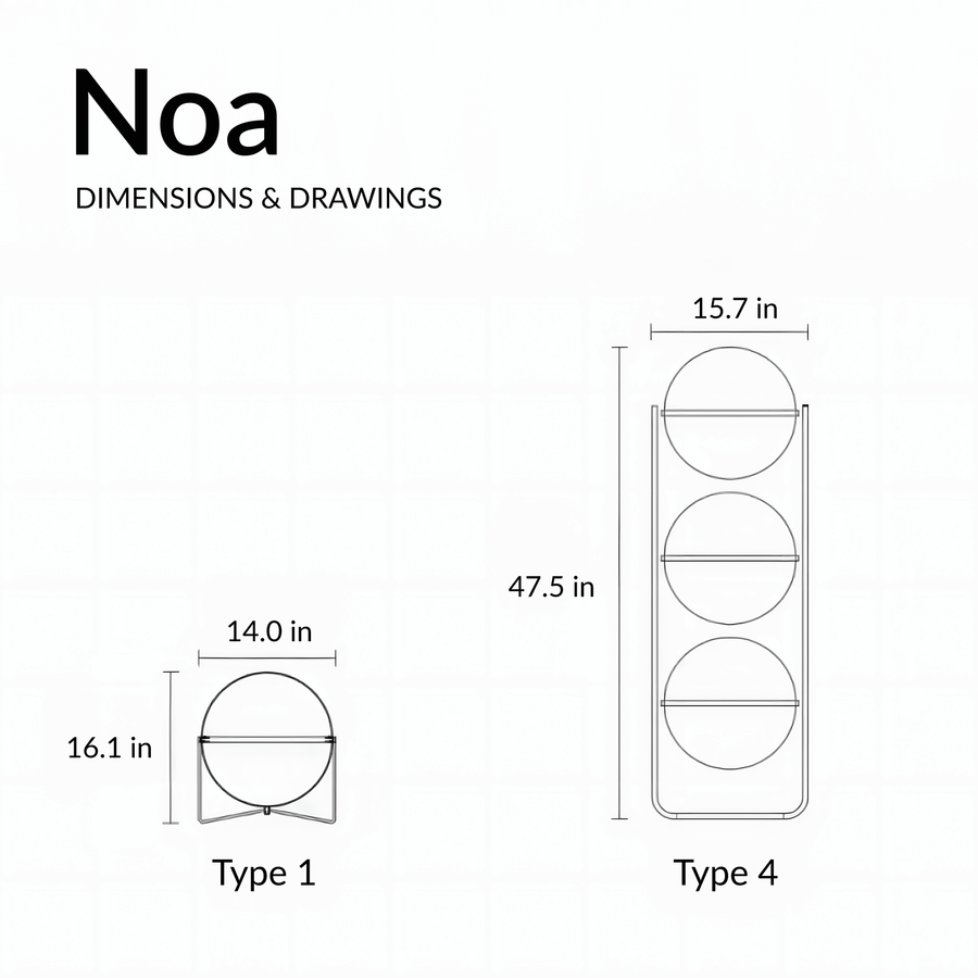 Noa Glass Globe Floor Lamp