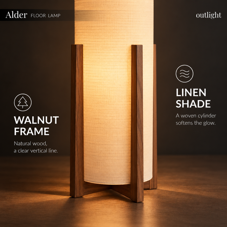 Alder — materials and construction infographic