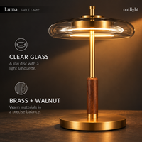 Luma — materials and construction infographic