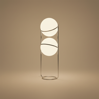 Noa Glass Globe Floor Lamp