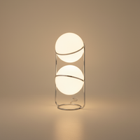 Noa Glass Globe Floor Lamp