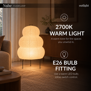Nube — 2700K light source and switch control infographic
